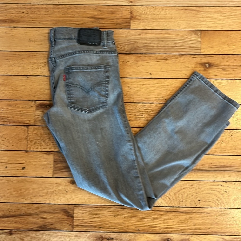 Men’s/teens  Levi’s Performance 511 Slim grey jeans pants sz 28x28